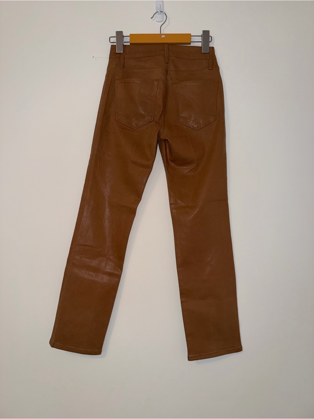 Frame Le High brown latte straight jeans 24 warm earthy‎ minimalism neutral - Picture 13 of 14